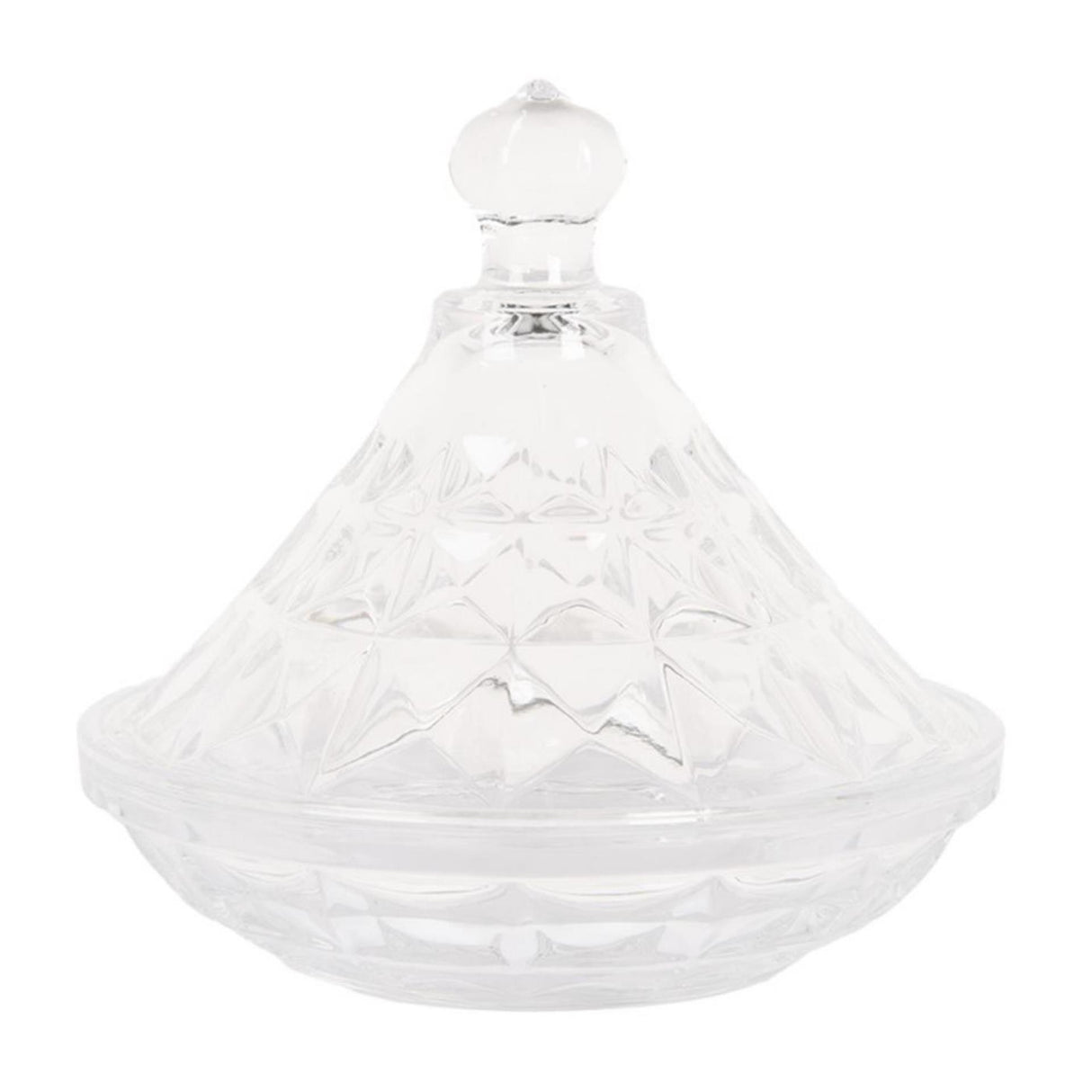 Clayre eef voorraadpot glas ø13x12cm