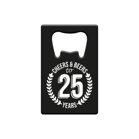 Paperdreams flesopener metaal - 25 jaar
