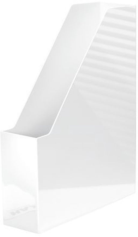 Han tijdschriftencassette - i-line - 315 x 248 x 76mm - hoogglans wit - formaat a4 c4 - ha-16501-12