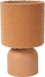 Lucide woolly - tafellamp - ø 16 cm - 1xe14 - okergeel - japandi