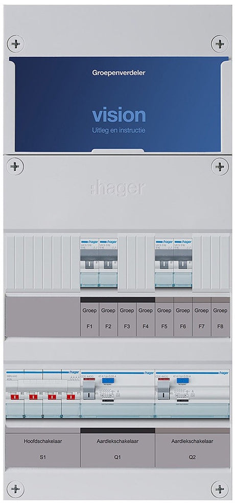 Hager vision installatiekast - vkg22l - e2xw2