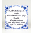 Paperdreams tegel delfts blauw - moeders regels