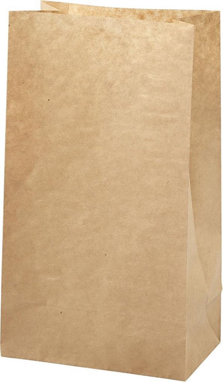 Creativ company papieren zakken, 15x9x27 cm, 50 gr, bruin, 100 stuk