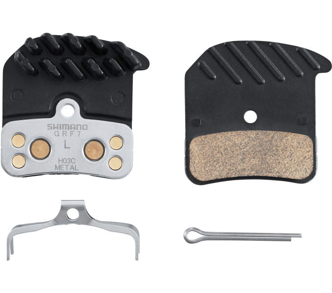 Shimano Disc Brake Block Set H03C kov s chladicími ploutvemi