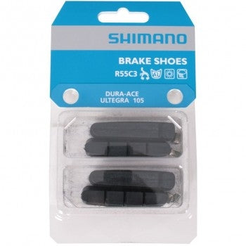 Shimano Remubber R55C3 for aluminiumskant (2 par)