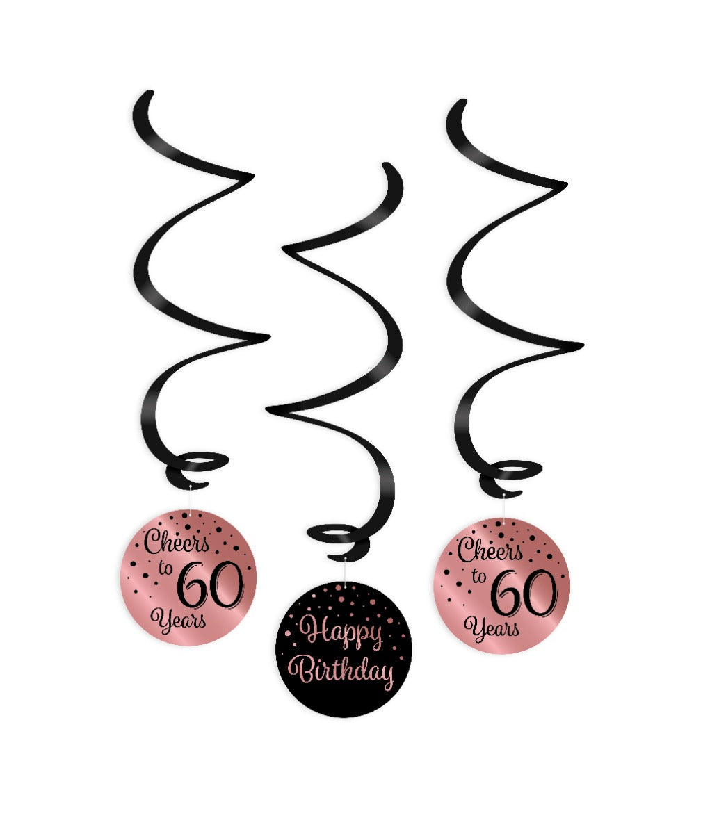 Paperdreams swirlslingers roze zwart 60