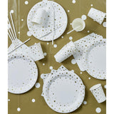 Paperdreams party table set - goud wit