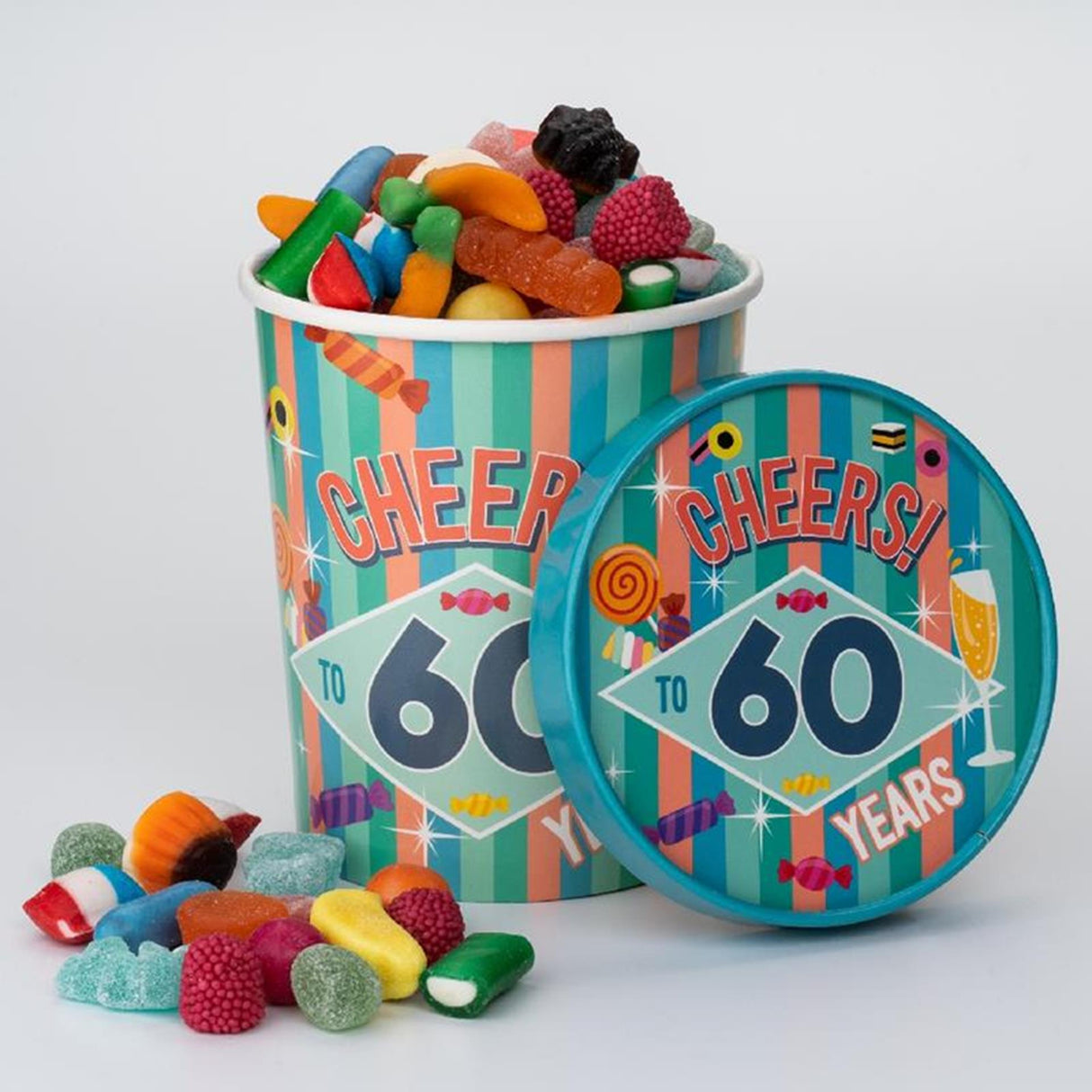 Paperdreams snoepbeker ø12x14cm - 60 jaar
