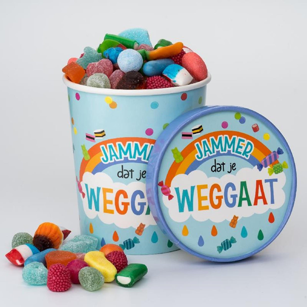 Paperdreams snoepbeker ø12x14cm - jammer dat je weggaat