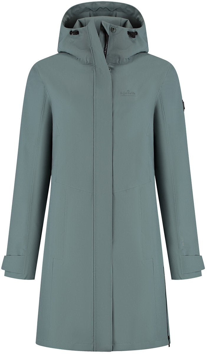 Kjelvik outdoorjas livia balsam groen