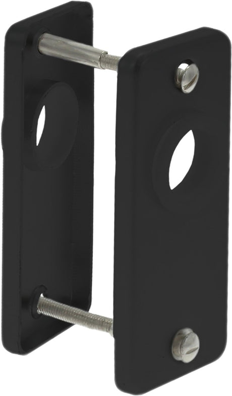 Starx patentrozet krukgat - 83.5 x 34.5 mm - aluminium zwart