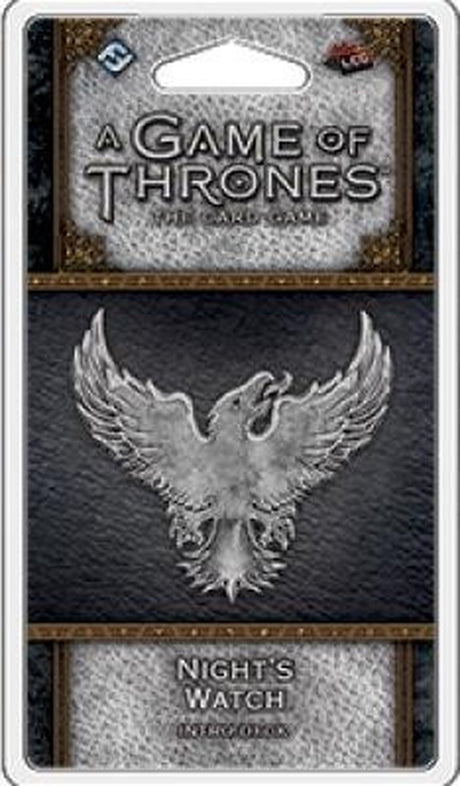 Asmodee a game of thrones: the card game (second edition) - house night's watch intro deck