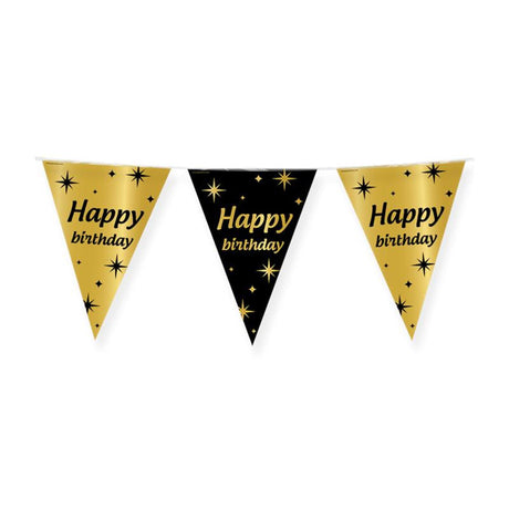 Paperdreams classy party vlag folie - happy birthday