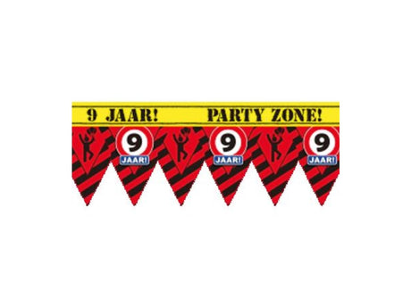 Paperdreams party tape - 9 jaar