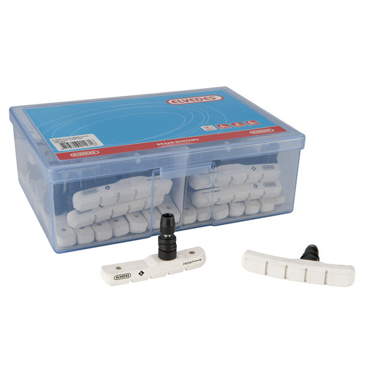 Elvedes Bloque Bloque Set V-Brake 72 mm de blanco (25 pares)