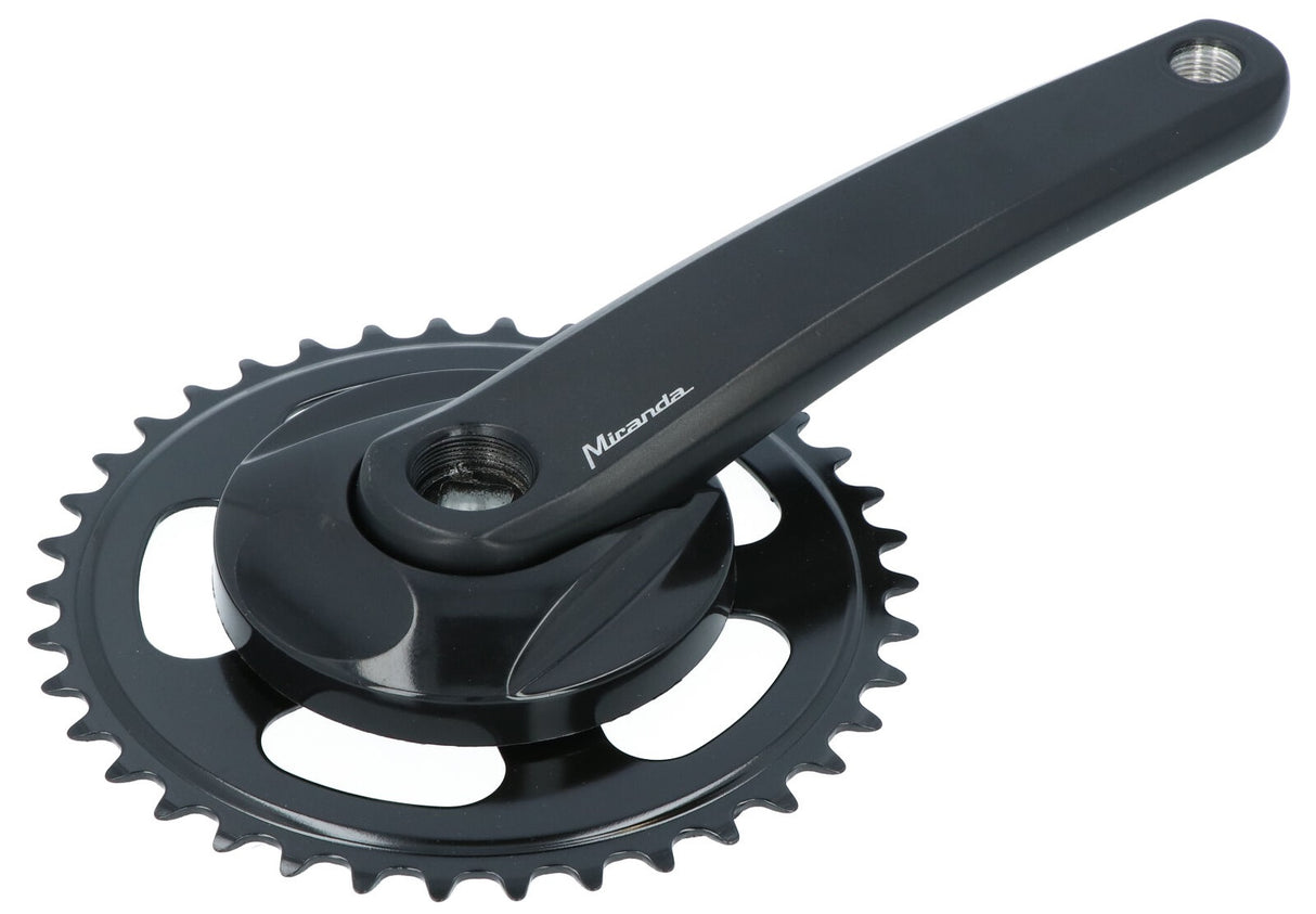 Miranda Crankstel 38T Miranda 170mm crankarm met disc 9.5cm zwart