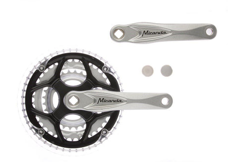 Miranda Cranket Alfa 3 8mm Crank 170mm 48 38 28t silver