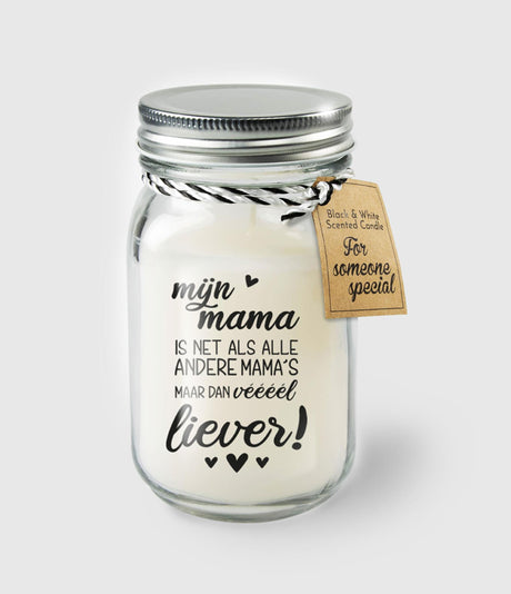 Paperdreams geurkaars in glas - mama