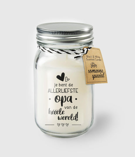 Paperdreams black white scented candles - opa