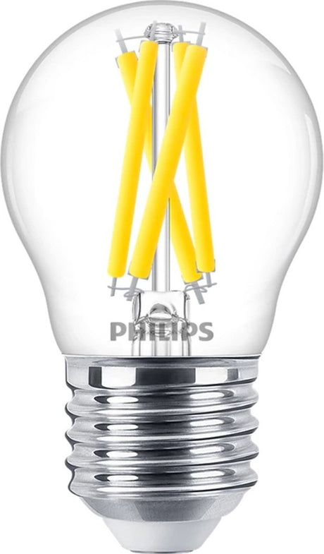 Philips led philips master led e27 kogel filament helder 5.9w 806lm - 922-927 dim to warm | beste kleurweergave - dimbaar - vervangt 60w