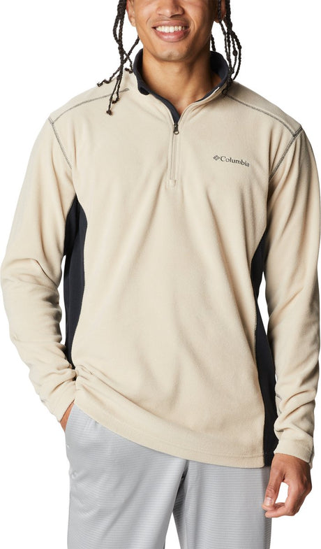 Columbia klamath range™ ii half zip fleecetrui - outdoortrui - fleece trui - heren - maat s - bruin s