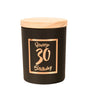 Paperdreams geurkaars klein roze zwart - 30 jaar