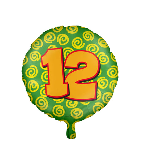 Paperdreams happy folie ballon - 12 jaar