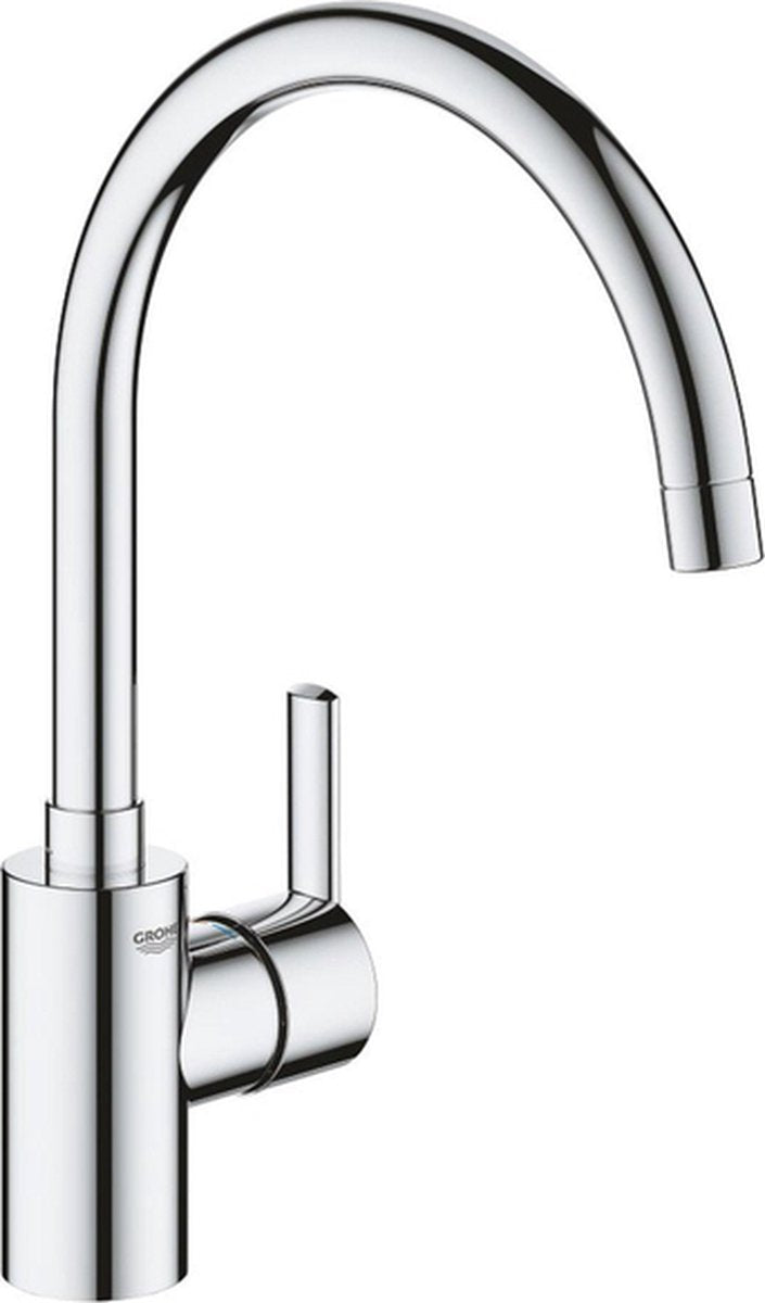 Grohe feel keukenkraan - hoge uitloop - flexibel 0° 150° draaibereik - chroom