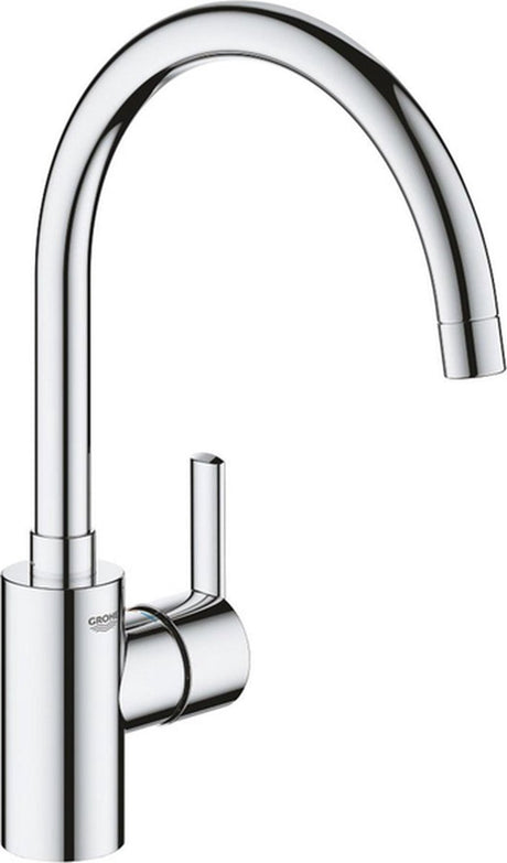 Grohe feel keukenkraan - hoge uitloop - flexibel 0° 150° draaibereik - chroom
