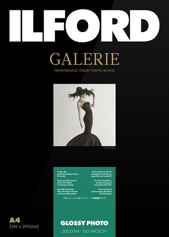 Ilford galerie glossy photo paper 260g igpgp a4 25 vel