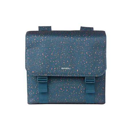 Basil dubbele fietstas flair 35 liter - navy