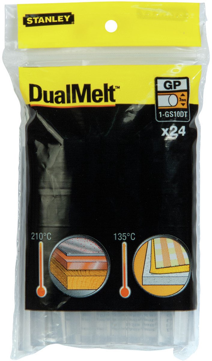 Stanley sta-1-gs10dt dual melt lijmpatroon 7 millimeter