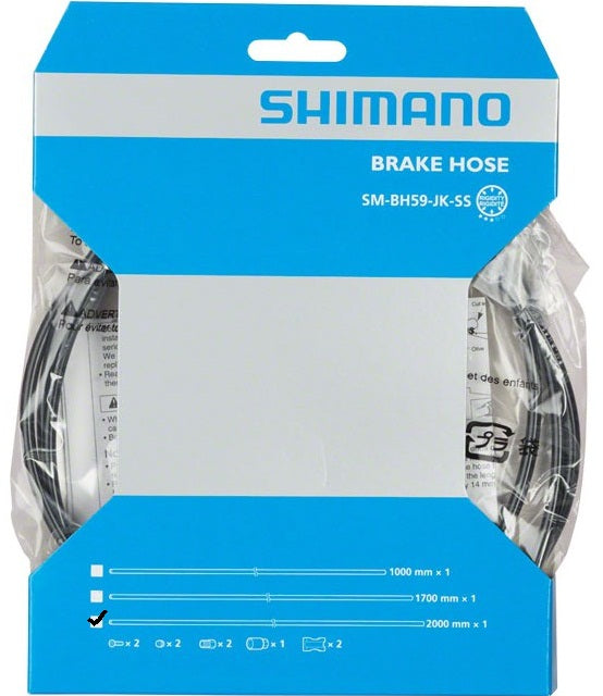 Shimano Frein Pipe Disc Frein SM-BH59 2000 mm noir