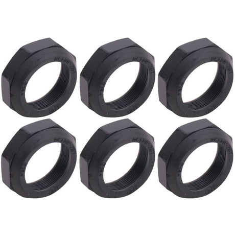 Bofix balhoofdbovenmoer zwart 6 stuks 1 1 8 295741