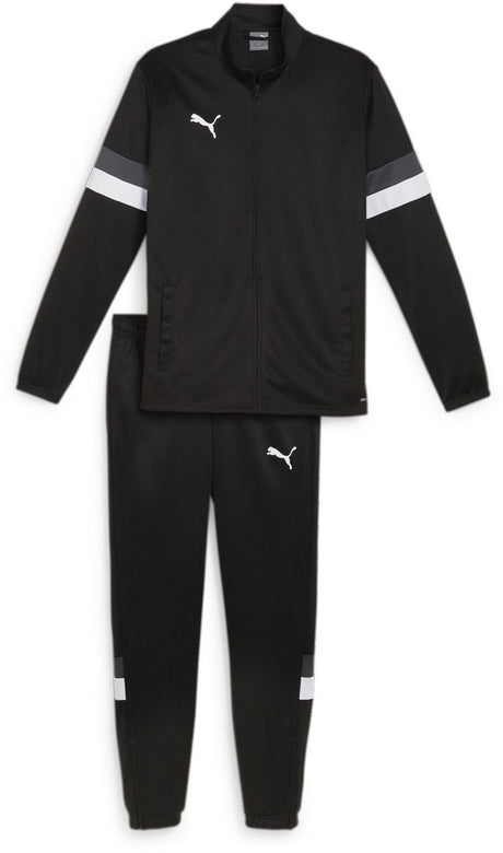 Puma teamrise tracksuit heren trainingspak - black- black