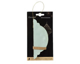 Decoris kersthanger van papier 100% fsc dia11x15cm groen