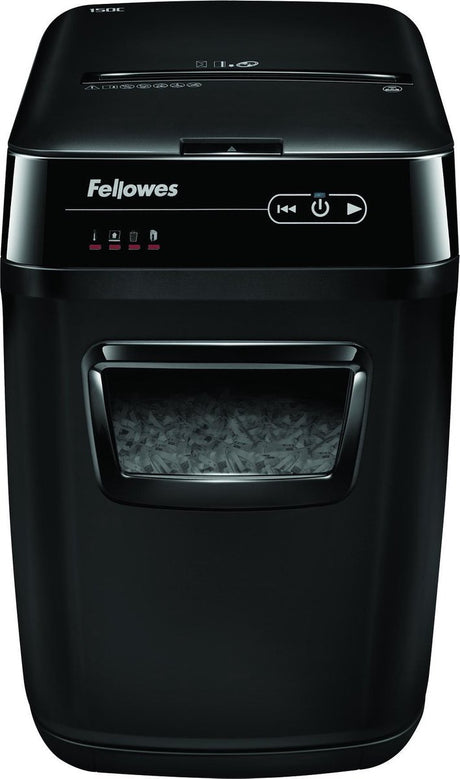 Fellowes shredder automax 150c snippers zwart, grijs