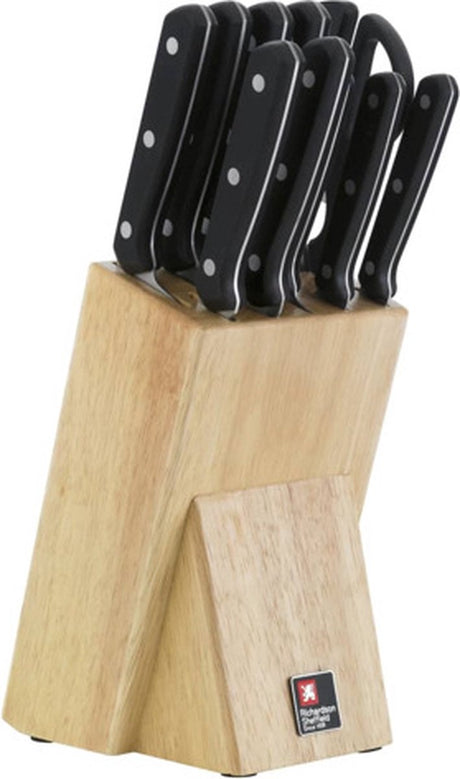 Richardson sheffield - cucina messenset - inclusief messenblok - 10 delig - in cadeauverpakking