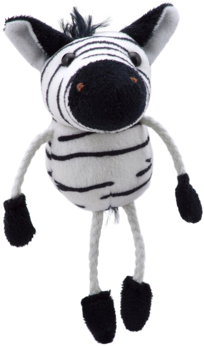The puppet company vingerpop - zebra