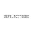 Paperdreams folie ballon letterslinger - gefeliciteerd