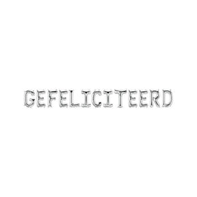 Paperdreams folie ballon letterslinger - gefeliciteerd