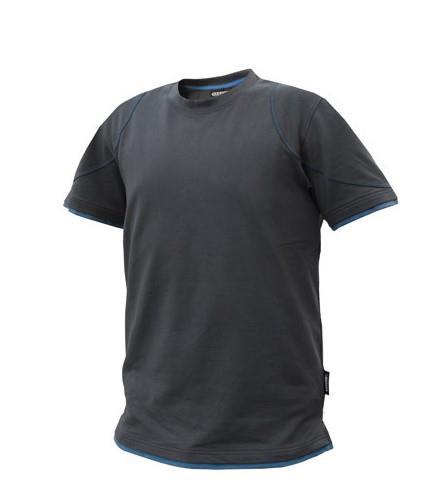Dassy t-shirt kinetic grijs azuurblauw l
