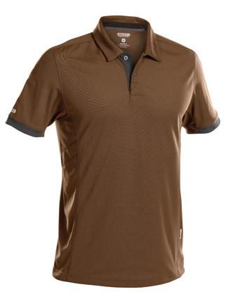 Dassy polo traxion bruin grijs l