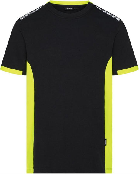 Dassy polo veracruz nachtblauw fluogeel m