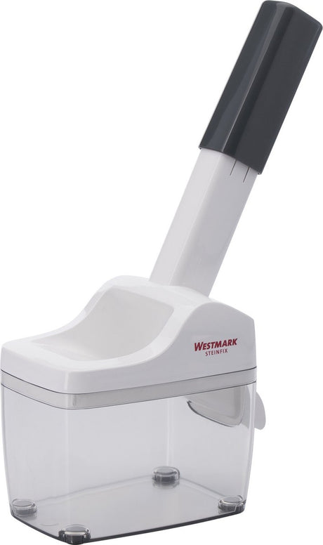 Westmark pruimenontpitter met opvangbak, hoogte: 33,7 cm, roestvrij staal kunststof, steinfix, 40252260
