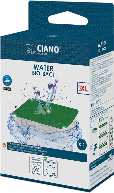 Ciano bio-bact xl - biologisch filtermateriaal voor aquarium - 9,8x8x3,3cm