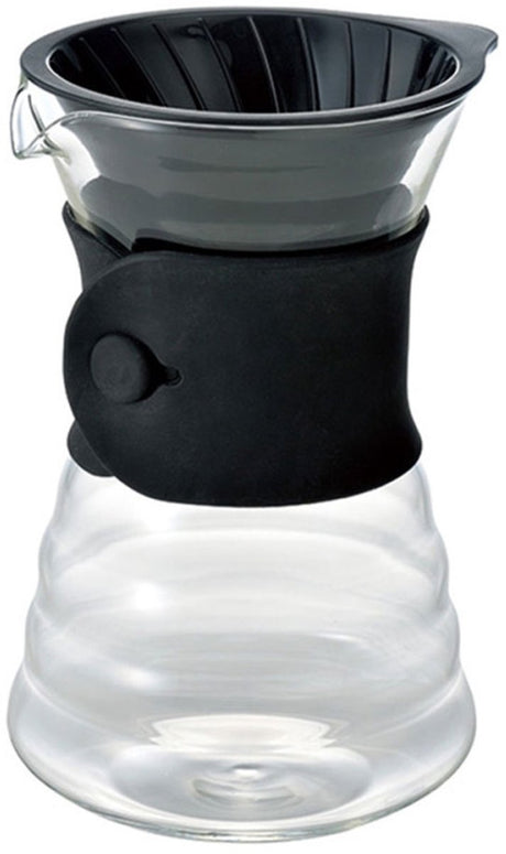 Hario v60 drip decanter - 02 size - met v60 dripper filterpapier - hittebestendig glas