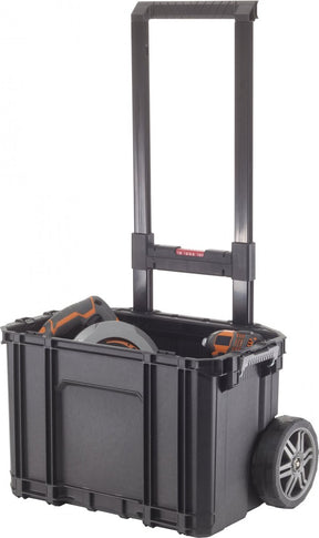 Keter gereedschapsopberger met connect trolley and rolling systems zwart