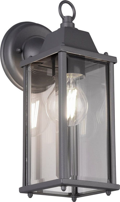 Trio olona - wandlamp - antraciet - excl. 1x e27 4 w - wandmontage - buitenverlichting - ip23