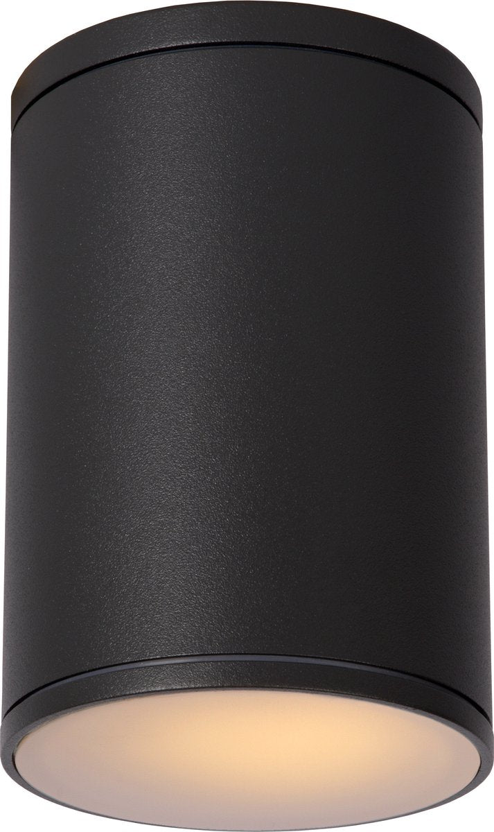 Lucide tubix - plafondspot (plafondlamp) binnen buiten - ø 10,8 cm - 1xe27 - ip54 - antraciet